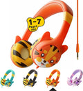 Wired Toddler Headphones for 1-7 Years Old — 85Db Volume Limited Baby Headphones for Plane and Car Travel — Children Headset for Airplane, Ipad and Tablet, Kids Headphone with Cord for Children